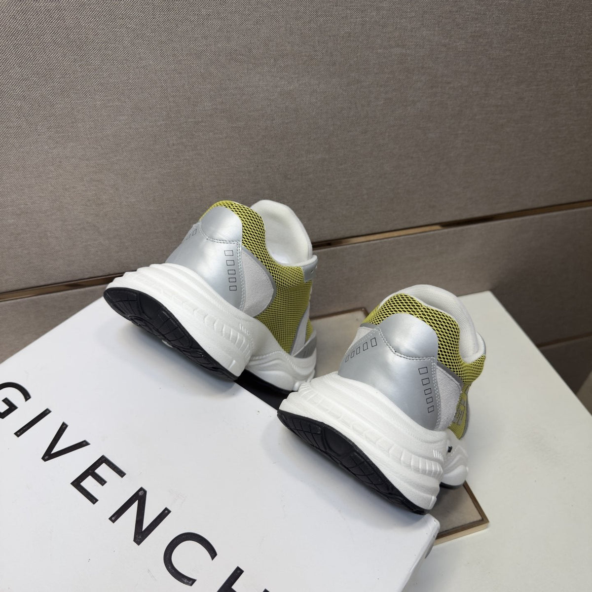 Givenchy Paneled Low-Top Sneakers — back
