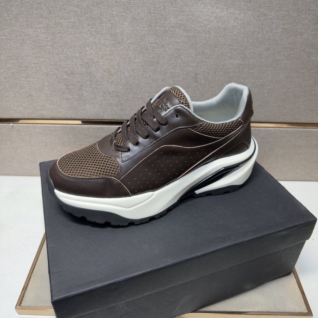 HUGO BOSS Mesh-Textured Casual Sneakers — front
