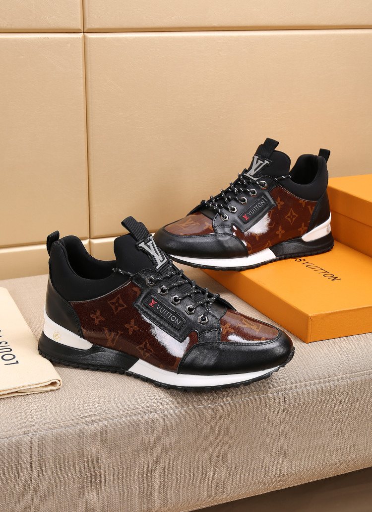 Louis Vuitton Monogram High-Top Sneakers — front
