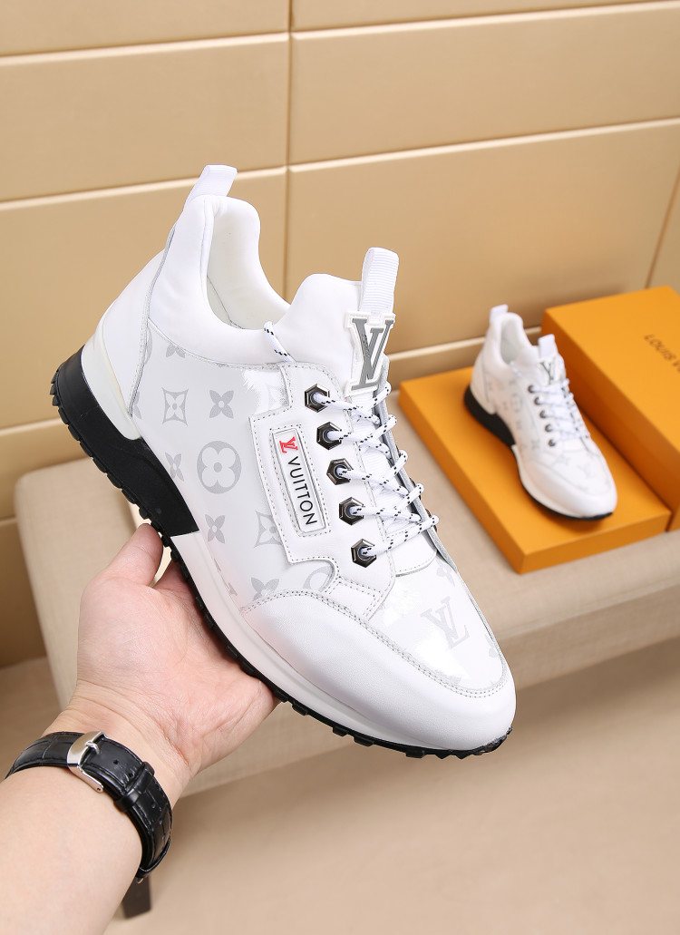 Louis Vuitton Monogram High-Top Sneakers — model