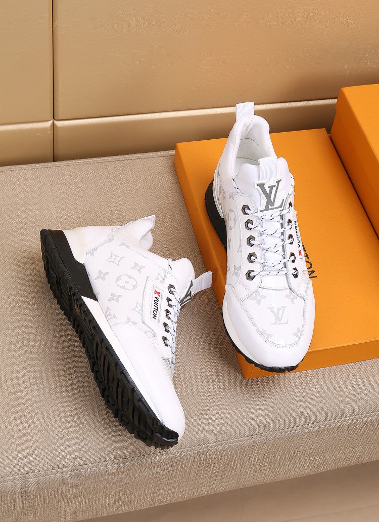 Louis Vuitton Monogram High-Top Sneakers — side