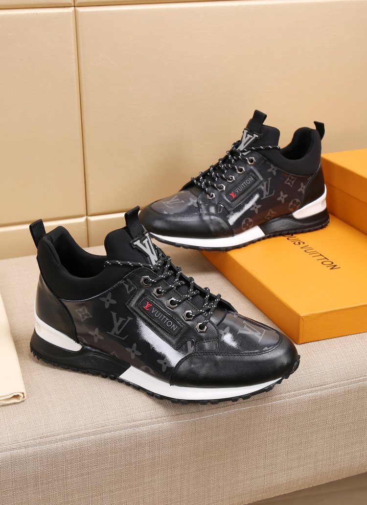 Louis Vuitton Monogram High-Top Sneakers — front