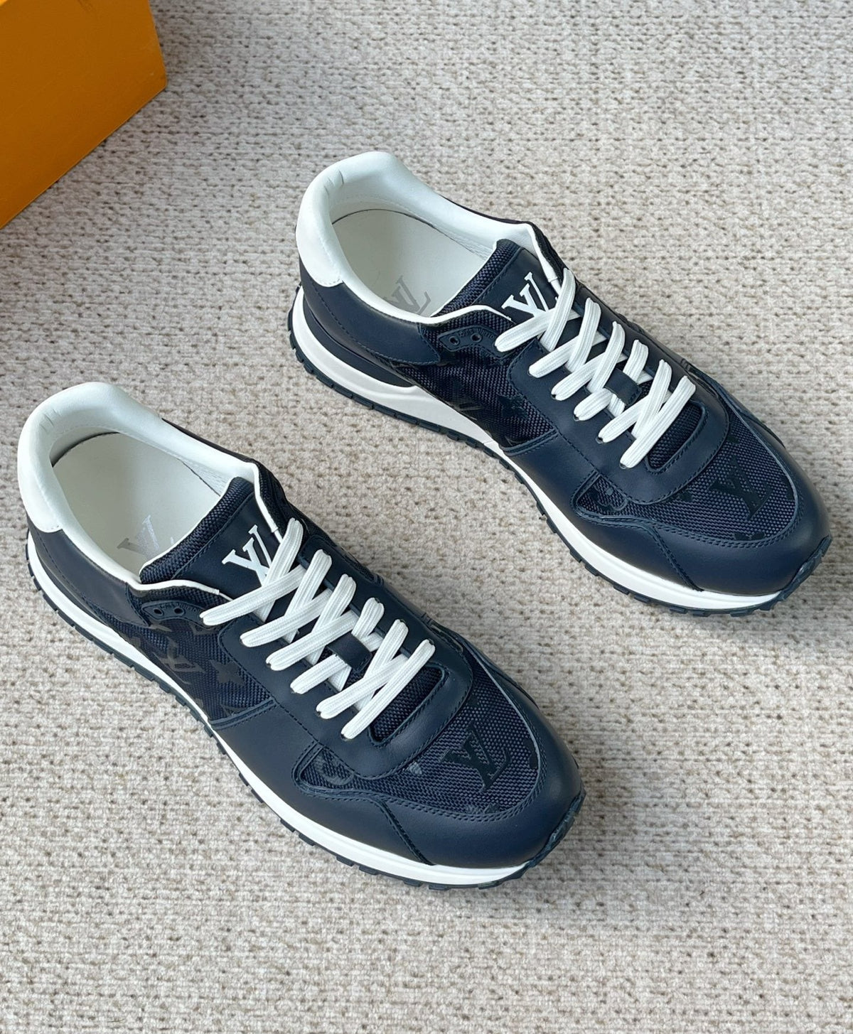 Louis Vuitton Monogram Panel Low-Top Sneakers — back