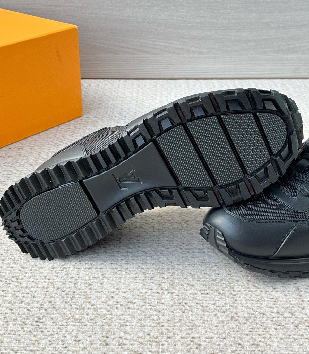 Louis Vuitton Monogram Panel Low-Top Sneakers — detail