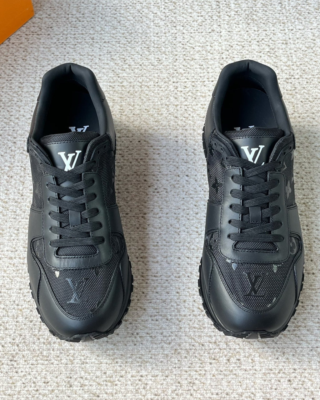 Louis Vuitton Monogram Panel Low-Top Sneakers — front
