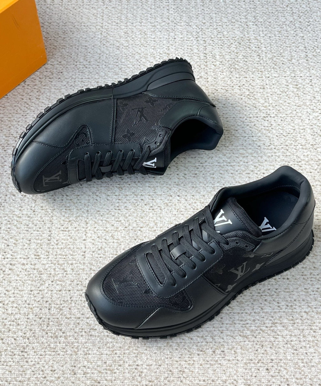 Louis Vuitton Monogram Panel Low-Top Sneakers — side