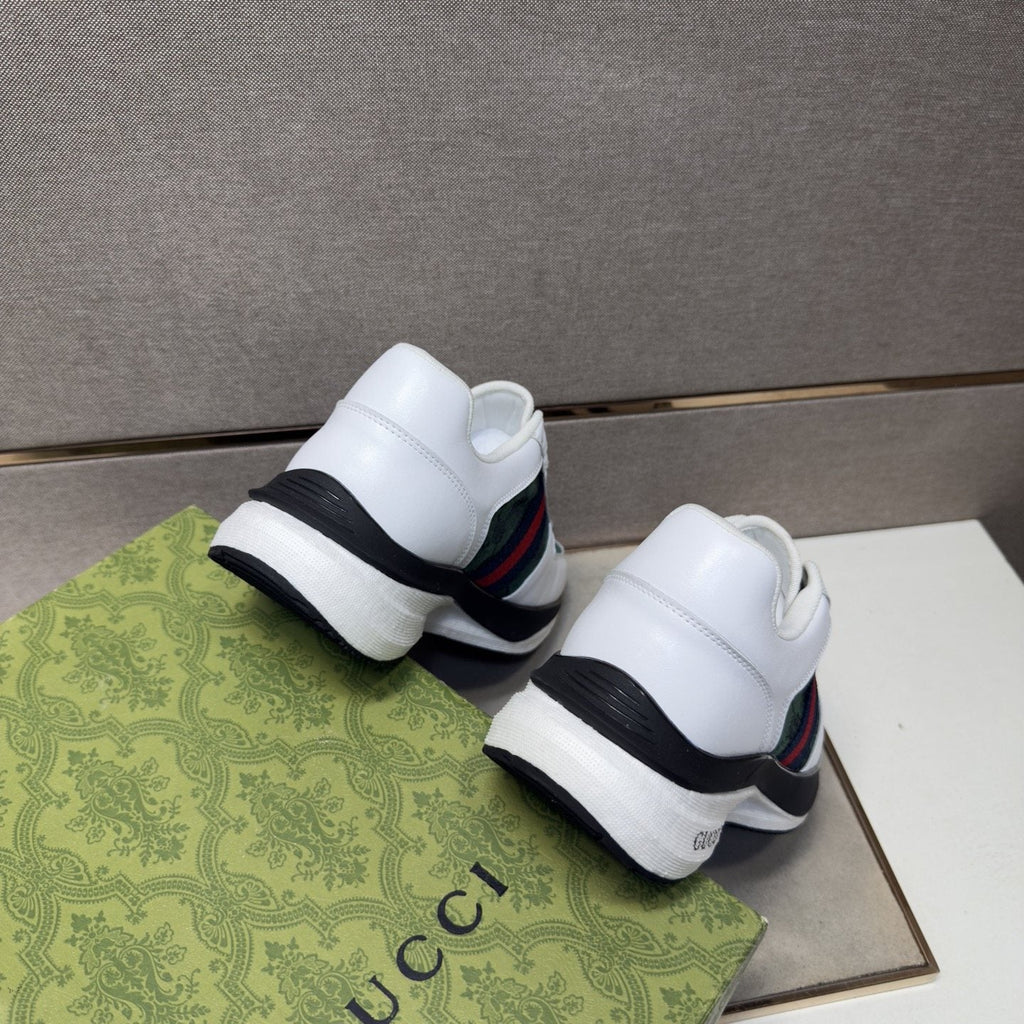 Gucci Web Stripe Low-Top Sneakers — back