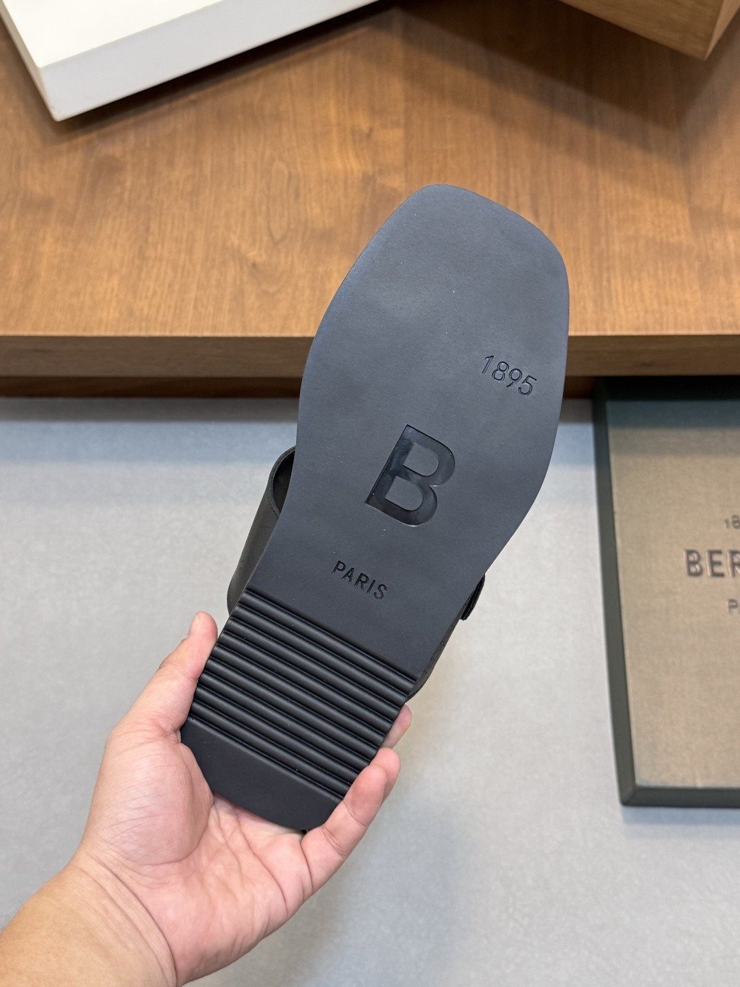 Berluti Double-Buckle Slide Sandals — back