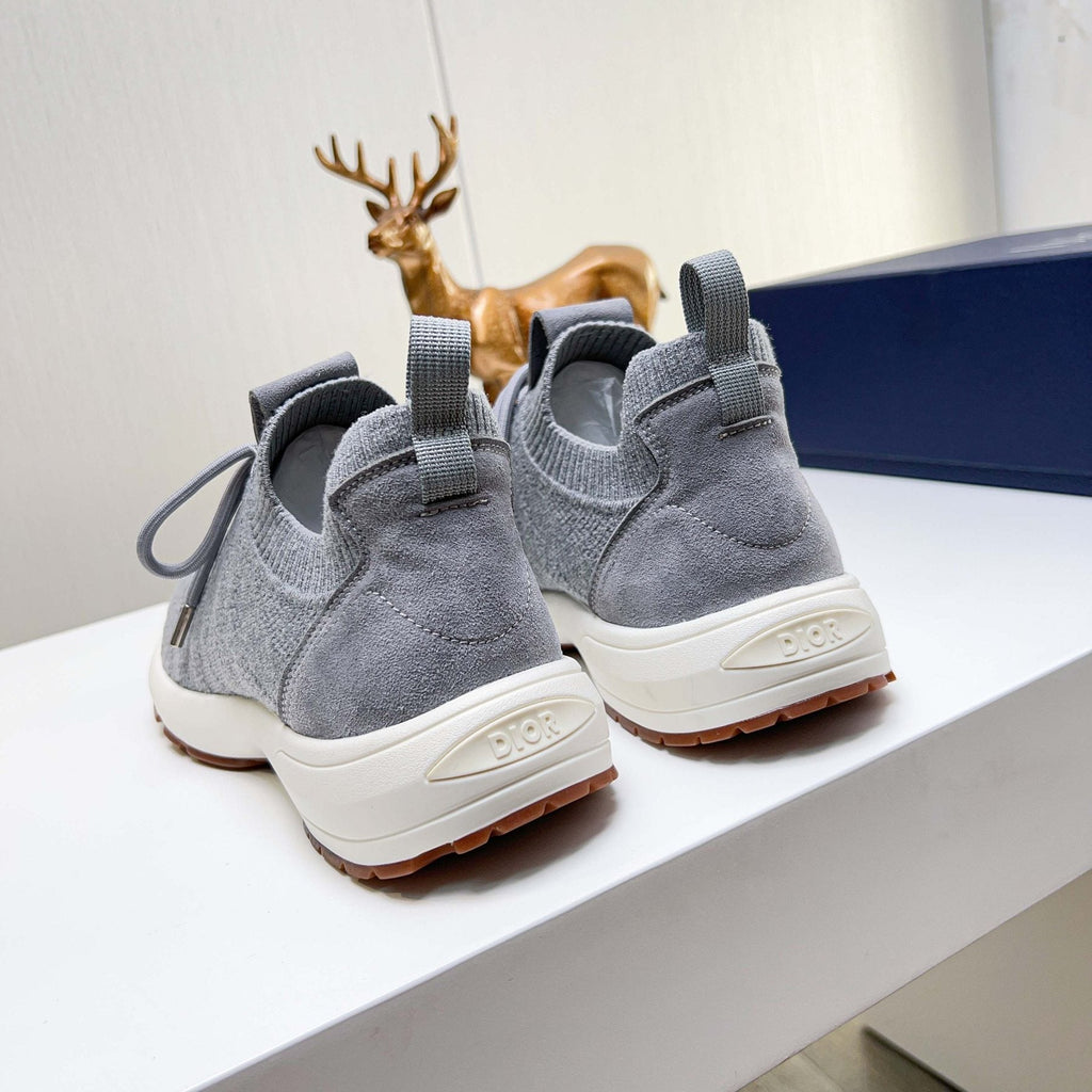 Dior Knit Lace-Up Sneakers — back