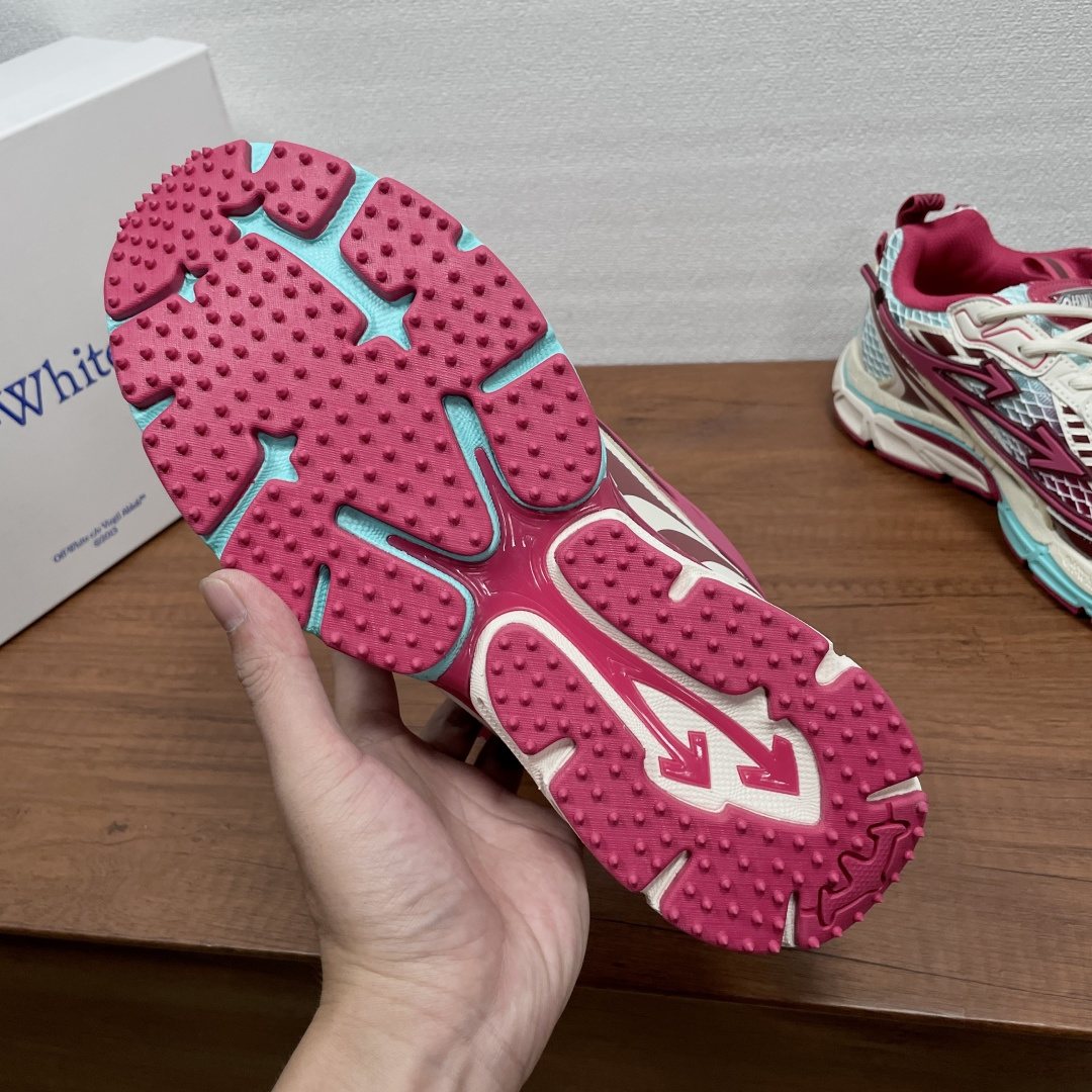 Off-White Layered Running Shoes — label