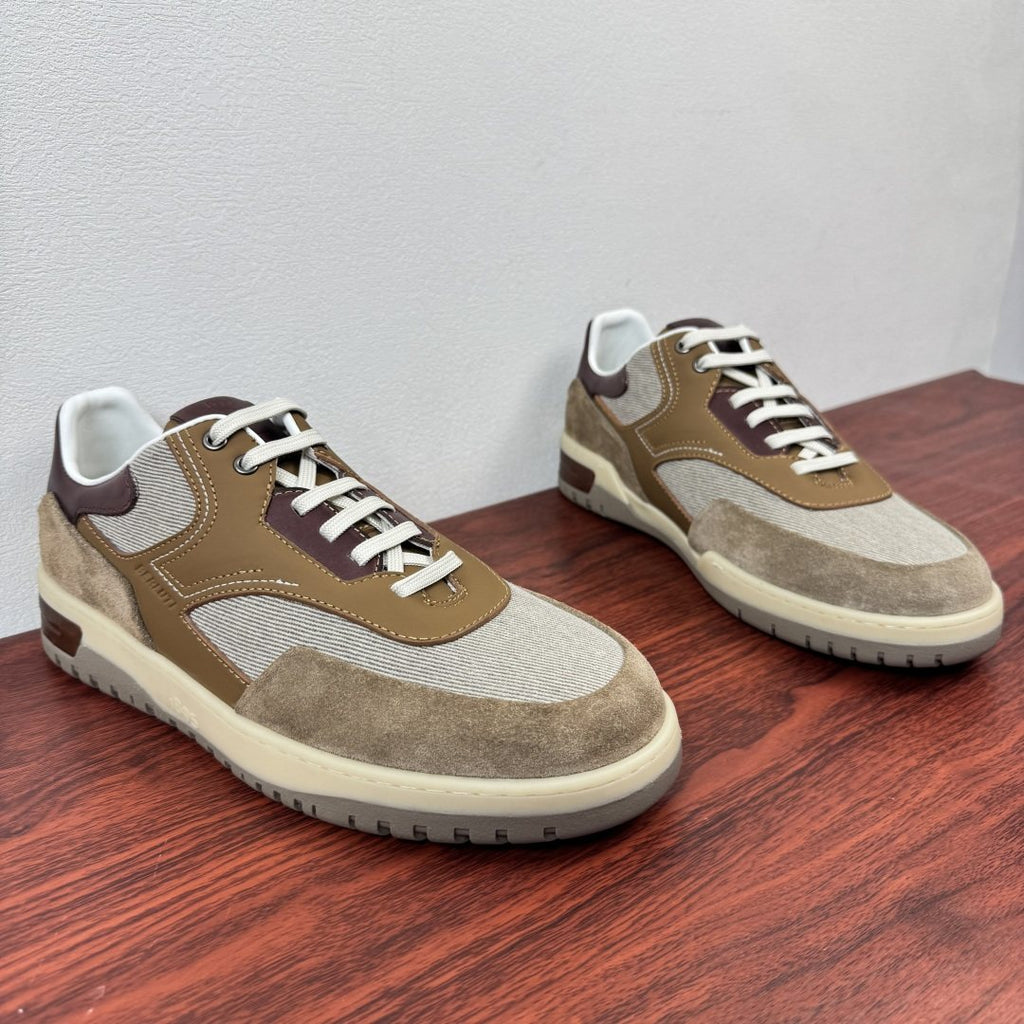 Berluti Paneled Low-Top Sneakers — hero