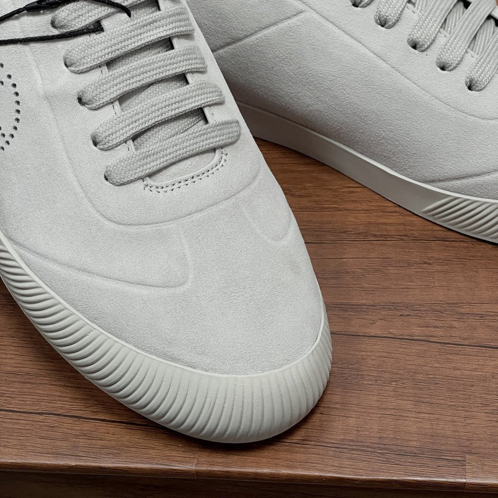 Giorgio Armani Perforated Low-Top Sneakers — detail