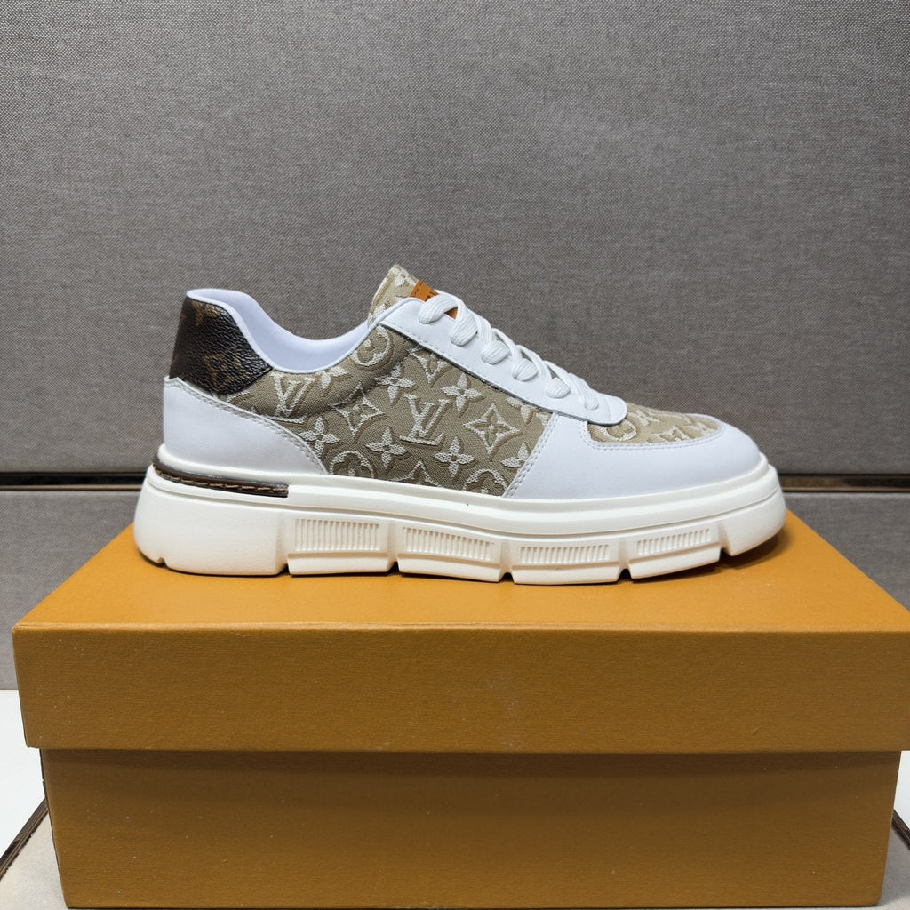 Louis Vuitton Monogram Panel Low-Top Sneakers — hero