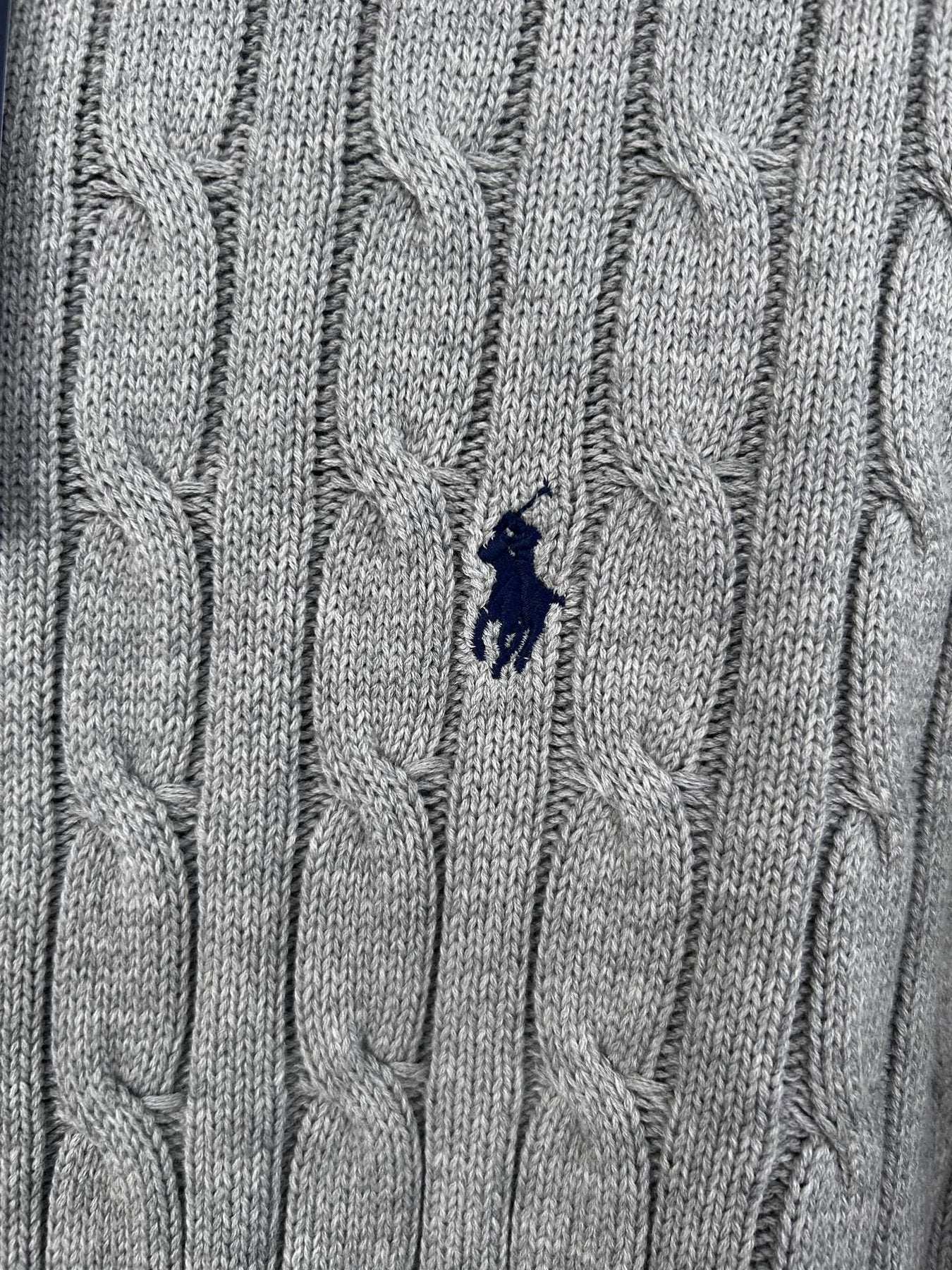 Test2-Ralph Lauren Short-Sleeve Cable-Knit Sweater — detail