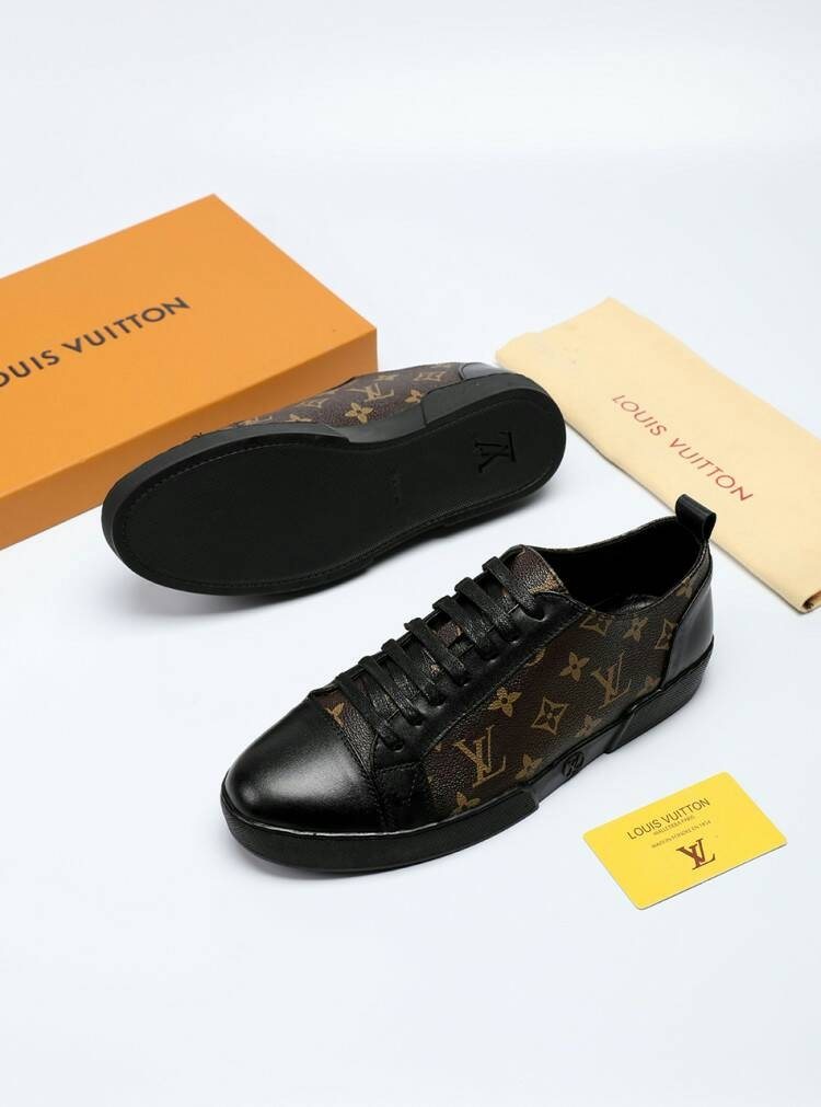 Louis Vuitton Monogram Panel Sneakers — front