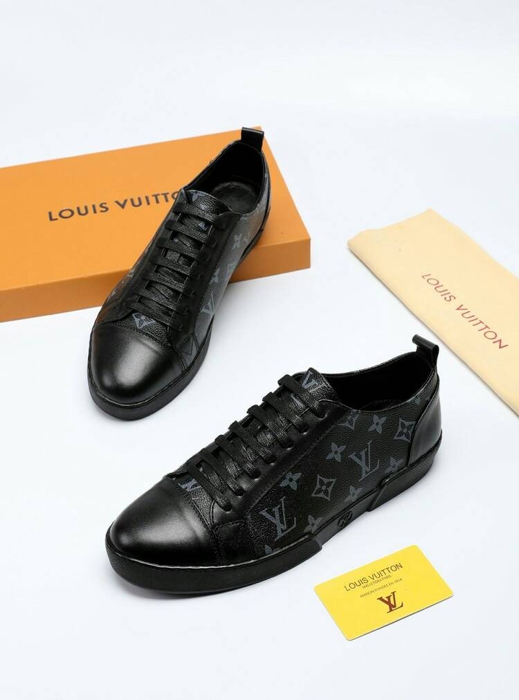 Louis Vuitton Monogram Panel Sneakers — side