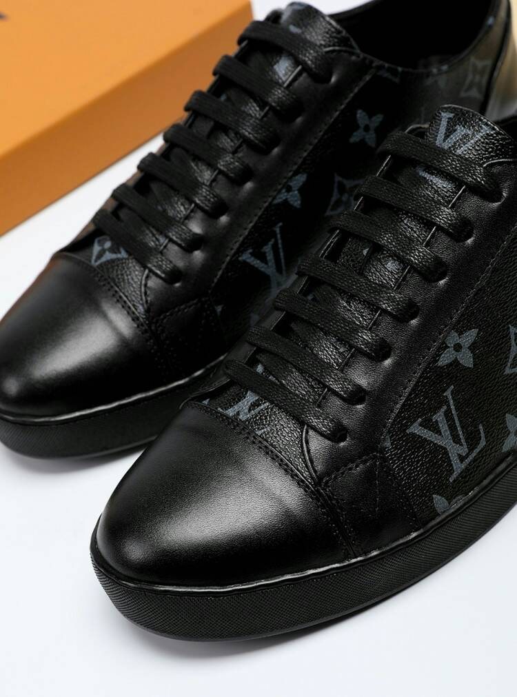 Louis Vuitton Monogram Panel Sneakers — detail