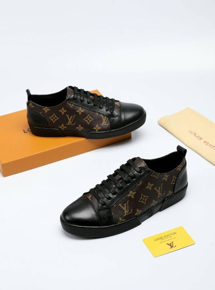 Louis Vuitton Monogram Panel Sneakers — side