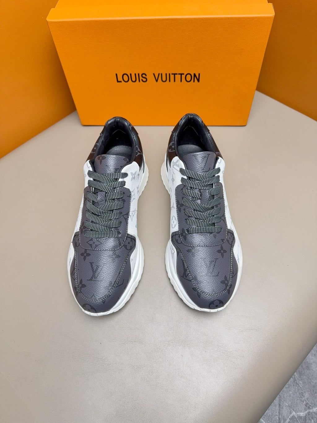 Louis Vuitton Monogram-Pattern Sneakers — front