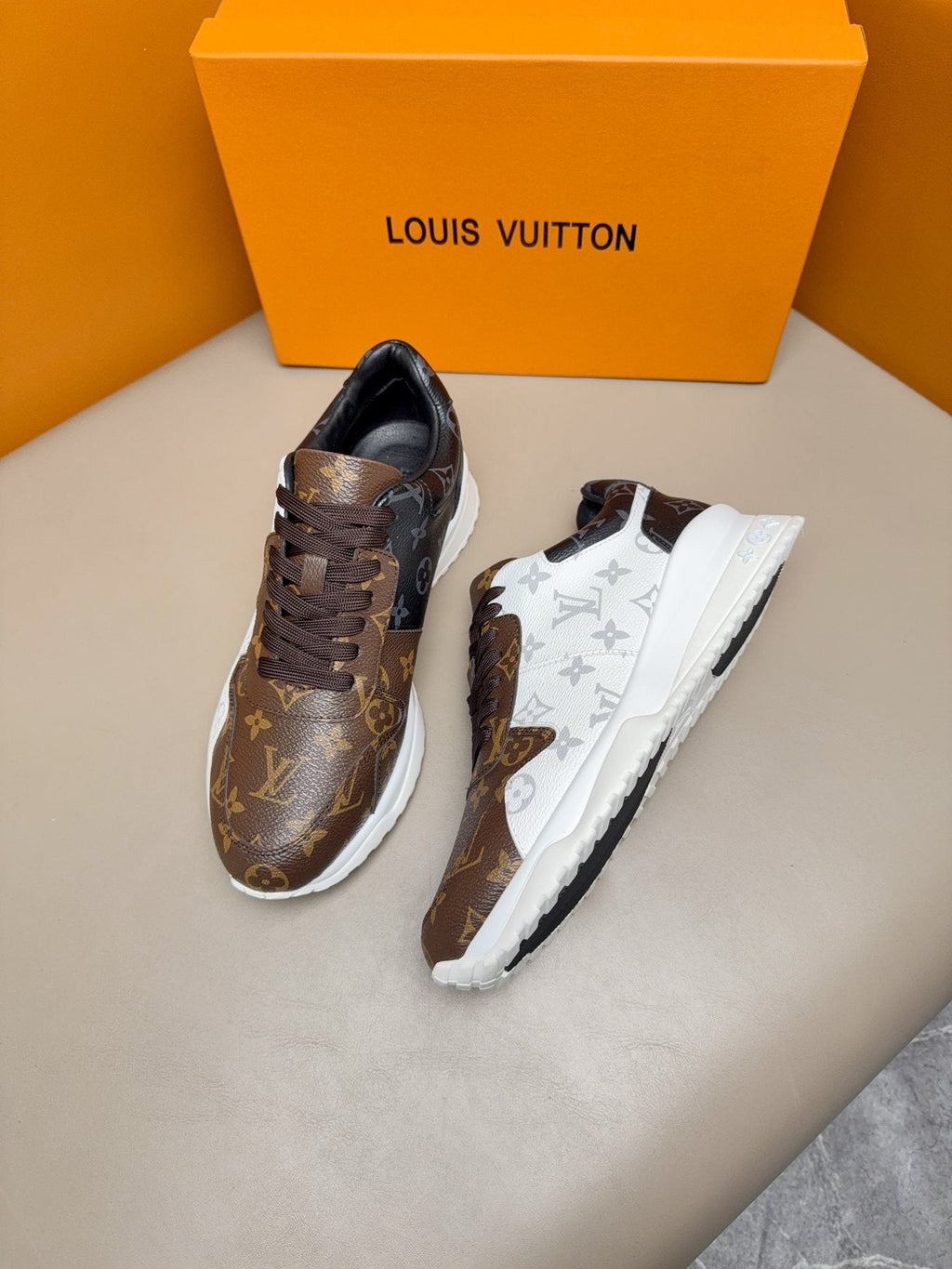 Louis Vuitton Monogram-Pattern Sneakers — side