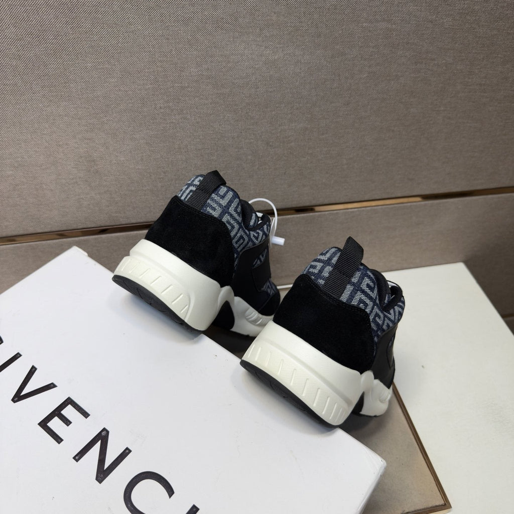 Givenchy Geometric Panel Low-Top Sneakers — back