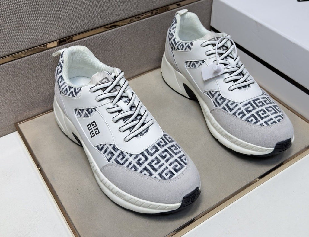 Givenchy Geometric Panel Low-Top Sneakers — hero
