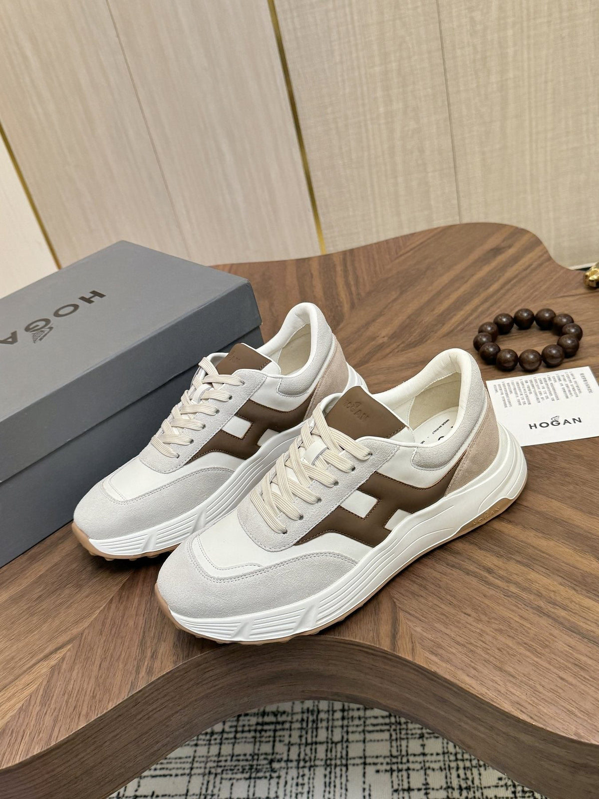 Hogan Black Low-Top Sneakers — front