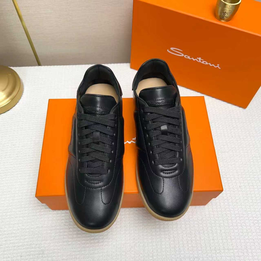 Santoni Embossed Low-Top Sneakers — hero