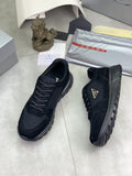 Prada Mesh Panel Low-Top Sneakers — front