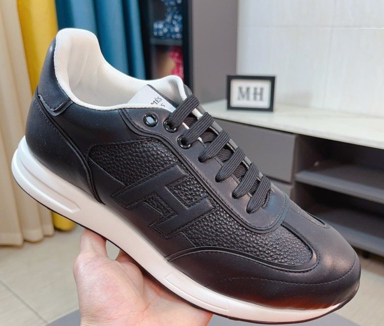 Hermès H-Panel Low-Top Sneakers — front